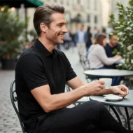 Men's Quick-Dry Short-Sleeve Lapel T-Shirt - Image 5