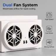 Solar Powered Car Ventilator Fan - Image 3
