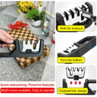 🔥HOT SALE🔥Portable 4-in-1 Kitchen Knife Sharpener - Image 3