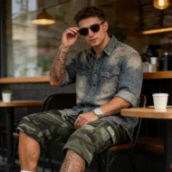 🩳50% OFF NOW! 🔥 Men's Camouflage Cargo Shorts – Multi-Pocket, Adjustable Waist & Breathable Fabric for Outdoor 🏕️ - Image 5
