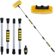 🚗 Extendable Car Wash Brush – 60" Long Handle, 360° Clean! ✨ Reach higher, scrub smarter – gentle on paint, tough on dirt! 🧼💦 - Image 2