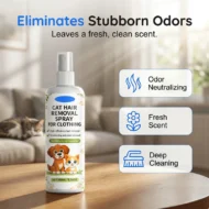 Pet Hair Removal Spray for Fabrics and Clothing - Image 4