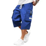 ⏳LAST DAY SALE 60% OFF !!📢Men's Casual Drawstring Capri Cargo Pants - Image 14