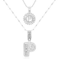 🎁New Year Sale 50% OFF💖2 Pack - Initial Letter Pendant Necklaces - Image 51