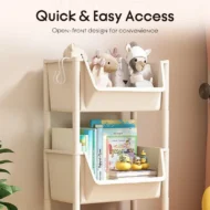 Multi-Tier Rolling Storage Cart for Narrow Spaces - Image 9