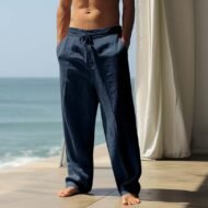 Men's Casual Loose Straight-Leg Pants - Image 11