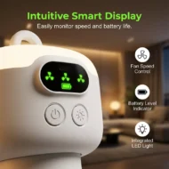 Rechargeable Ceiling Fan with LED Light - Image 5