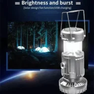 🔥🎁Hot Sale 50% OFF💡Portable LED Camping Lantern With Fan - Image 8
