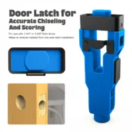 🛠️ LIMITED-TIME 50% OFF! 🚪 Professional Door Latch Installation Tool – Accurate Mortise Guide, Durable ABS, Adjustable 🔨 - Image 2
