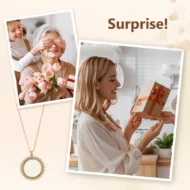 Retro Chic Locket Pendant Necklace - Image 4