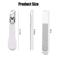 📢📢50% OFF!! ⏰Angled, splash-proof nail clippers with a wide opening - Image 14