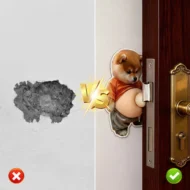 💞50K+ SOLD! 🔥🔥50% OFF!🎁🎁3D Cute Shiba Inu Self-Adhesive Door Stopper & Stress Ball - Image 13