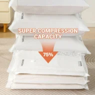 Reusable Vacuum Compression Bag for Clothes Storage - Image 14