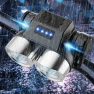 Outdoor Portable Dual Head Super Bright LED Bike Headlight - Image 5