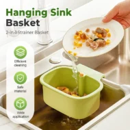 2-in-1 Hanging Sink Strainer Basket