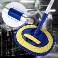 🚗 50% OFF NOW! 🧽 Durable Aluminum Long Handle Telescopic Car Wash Mop – Soft Microfiber, Scratch-Free & Adjustable Length ✨ - Image 6