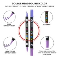 🌈Dual Tip Acrylic Paint Pen Marker - Image 4