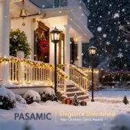 Patio walkway Backyard garden Porch decor Floor lamp - Image 2