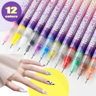 🎁Hot Sale 50% OFF⏳🎨12 Colors Nail Art Pens Set - Image 8