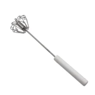 🔥LAST DAY SALE - 50% OFF🔥Stainless Steel Semi-Automatic Hand Egg Beater - Image 9
