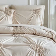 📢📢40% OFF !! ⏰Elegant Pinch Pleat Duvet Cover Set - Image 5