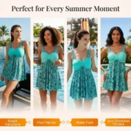 🏆Limited Time 60% Off! 💥👙Strap Top & Fitted Swim Shorts Separable Swimsuit  - Image 4