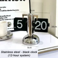 🔥 Hot Sale 50% OFF 🌟Modern Digital Mechanical Retro Flip Down Clock wіth Internal Gear Operated - Image 5