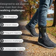 Adjustable Foot Drop Brace with Inflatable Liner - Image 3