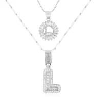 🎁New Year Sale 50% OFF💖2 Pack - Initial Letter Pendant Necklaces - Image 43