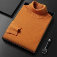 🎄Hot Sales - 49% OFF🎁Men's Solid Color Premium Cashmere Sweater - Image 4