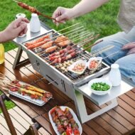 🔥Hot Sale 50% 0FF🔥Stainless Steel Folding Outdoor Barbecue - Image 10