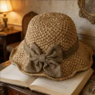 💥Hot Sales-49% OFF🔥Elegant Woven Straw Sun Hat with Bow - Image 13