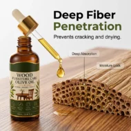 Wood Furniture Care Oil with Olive Oil - Image 2