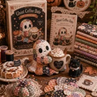 🎁Little Ghost's Cozy Halloween DIY Patchwork Kit - Image 12