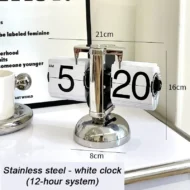 🔥 Hot Sale 50% OFF 🌟Modern Digital Mechanical Retro Flip Down Clock wіth Internal Gear Operated - Image 6