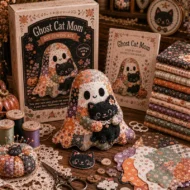 🎁Little Ghost's Cozy Halloween DIY Patchwork Kit - Image 10