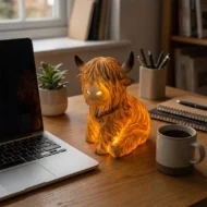 Cute Highland Cow Night Light - Image 7