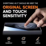 4K HD/Anti-Peeping Tempered Glass Screen Protector with Auto Dust-elimination Installation for Samsung - Image 2