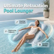 🎁Skin-Friendly PVC Pool Lounger Float