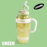 Stylish Large Capacity Sports Water Bottle with Straw - Image 7