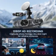4-Lens HD Night Vision Dash Cam - Image 5