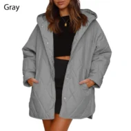 🌸Autumn sale🌸Limited time 50% DISCOUNT💕Women's Winter Trendy Lightweight Hooded Quilted Jacket - Image 12