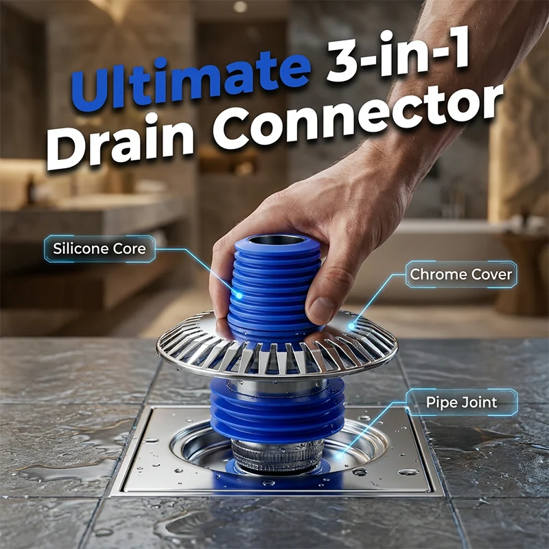 🎉Hot Sale 58% OFF✨3-in-1 Floor Drain Connector for Washing Machine & Basin