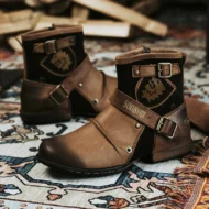 Best Gift - Men's Western Cowboy Style Leather Boots - Image 5
