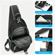🎒 50% OFF NOW! 💧 Men's Outdoor Sling Bag – Multi-Pocket, Water-Resistant & Breathable – Perfect for Travel & Daily Use ✨ - Image 5