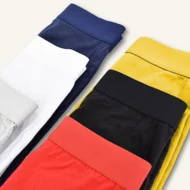 Men's Mid-Waist Stretch Sports Flat Briefs - Image 7