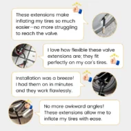 🔥 HOT SALE 49% OFF🚗Universal Flexible Tire Valve Extension - Image 5