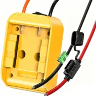 Power Wheels Adapter for DeWalt 18V/20V Battery with Switch & Fuse
