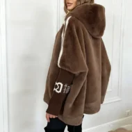 ❄️ Women’s Mink Fur Hooded Zip-Up Coat – Plush Warm, Effortless Style for Winter Daily & Casual Outings - Image 7