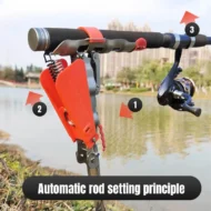 🔥Last Day 49% OFF -🎣Foldable Fishing Rod Holder with Automatic Trigger - Image 6